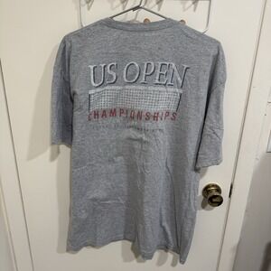 US Open Championship Tennis 2013 Gray USTA T-Shirt Men's Size X-Large XL